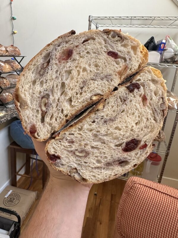 Cranberry Walnut Sourdough
